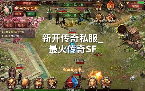 新开传奇私服_蕞火传奇SF