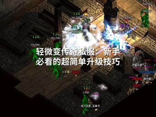 轻微变传奇私服：新手必看的超简单升级技巧