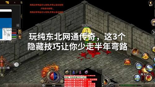 玩纯东北网通传奇，这3个隐藏技巧让你少走半年弯路