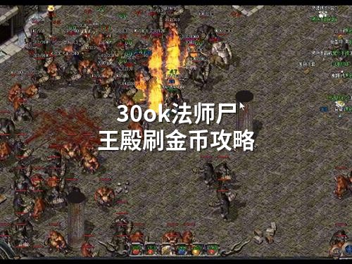 30ok法师尸王殿刷金币攻略