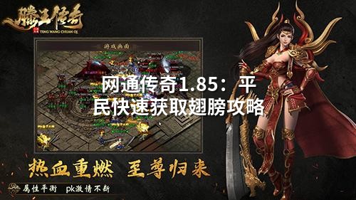 网通传奇1.85:平民快速获取翅膀攻略